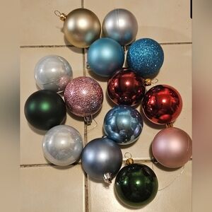 45 Couunt shatterproofmulticolor Christmas tree ornaments #3